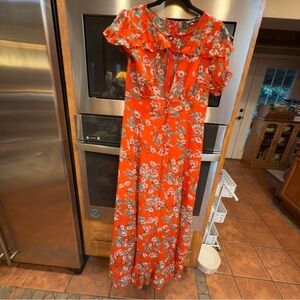 Sugarlips Red Floral‎ Dress